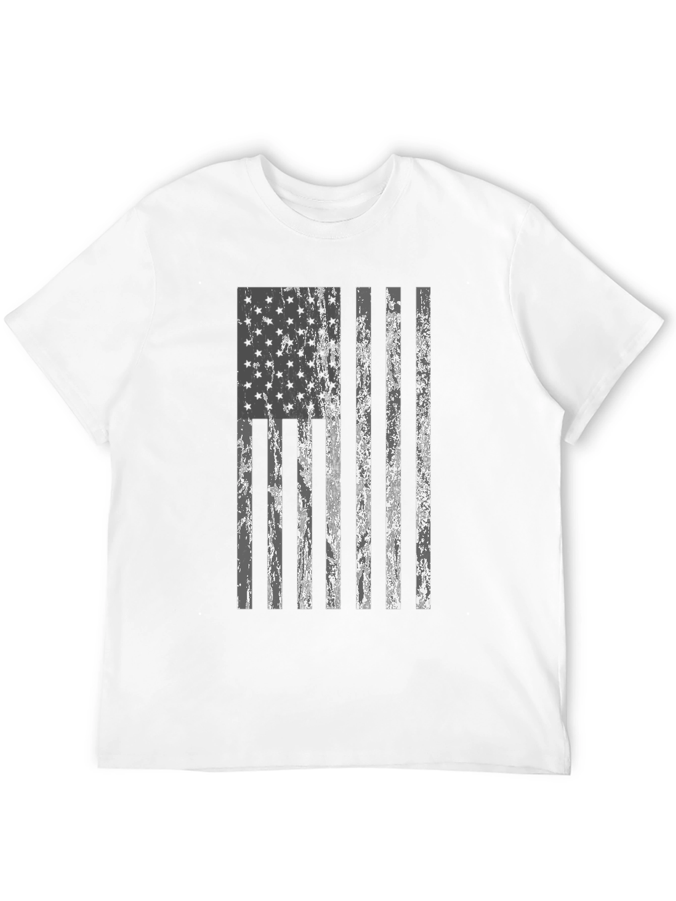 Distressed American Flag Graphic T-Shirt