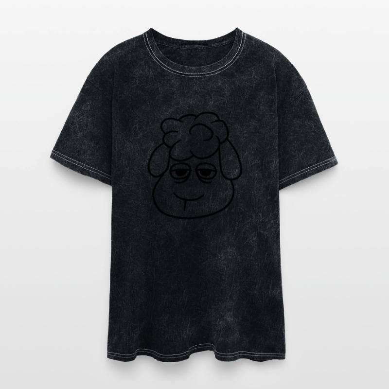 Sheep Tired Bored Empty Look Head Face Unhappy Sad