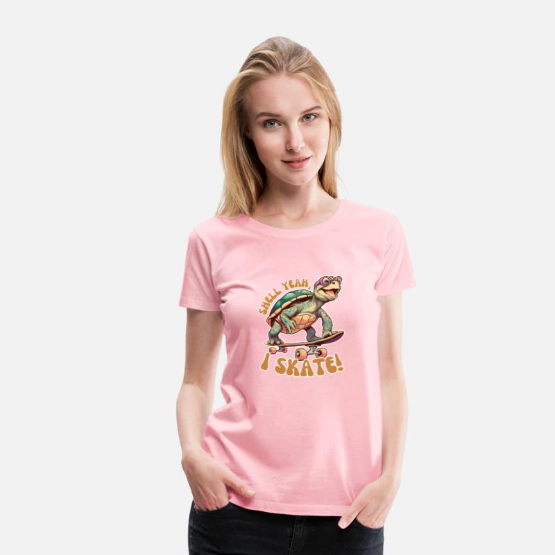 Shell Yeah, I Skate! Funny Turtle Skater