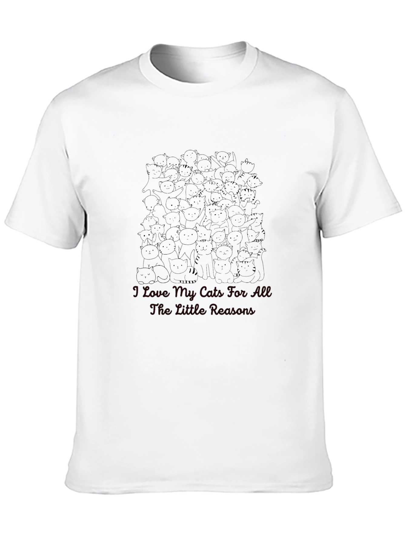 Cat Lover T-Shirt: I Love My Cats