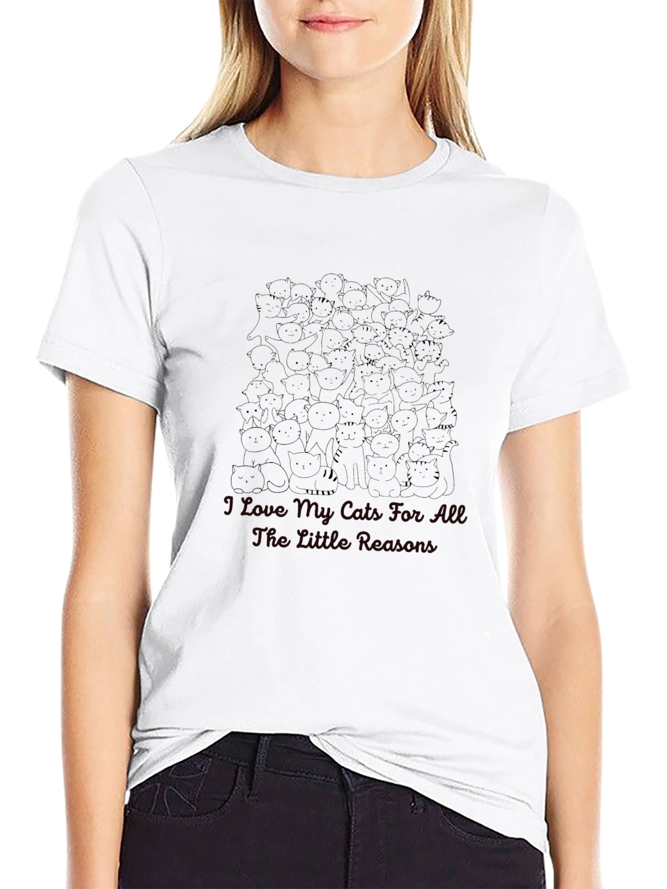 Cat Lover T-Shirt: I Love My Cats