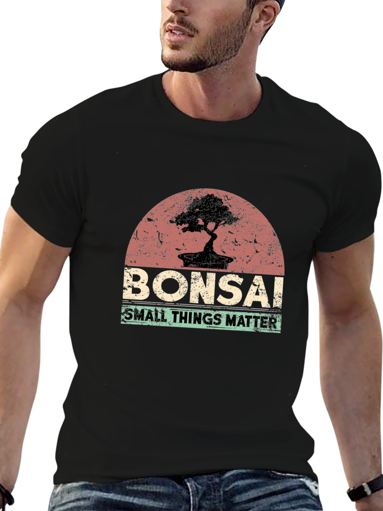 Bonsai Tree Graphic Tee - Small Things Matter T-Shirt