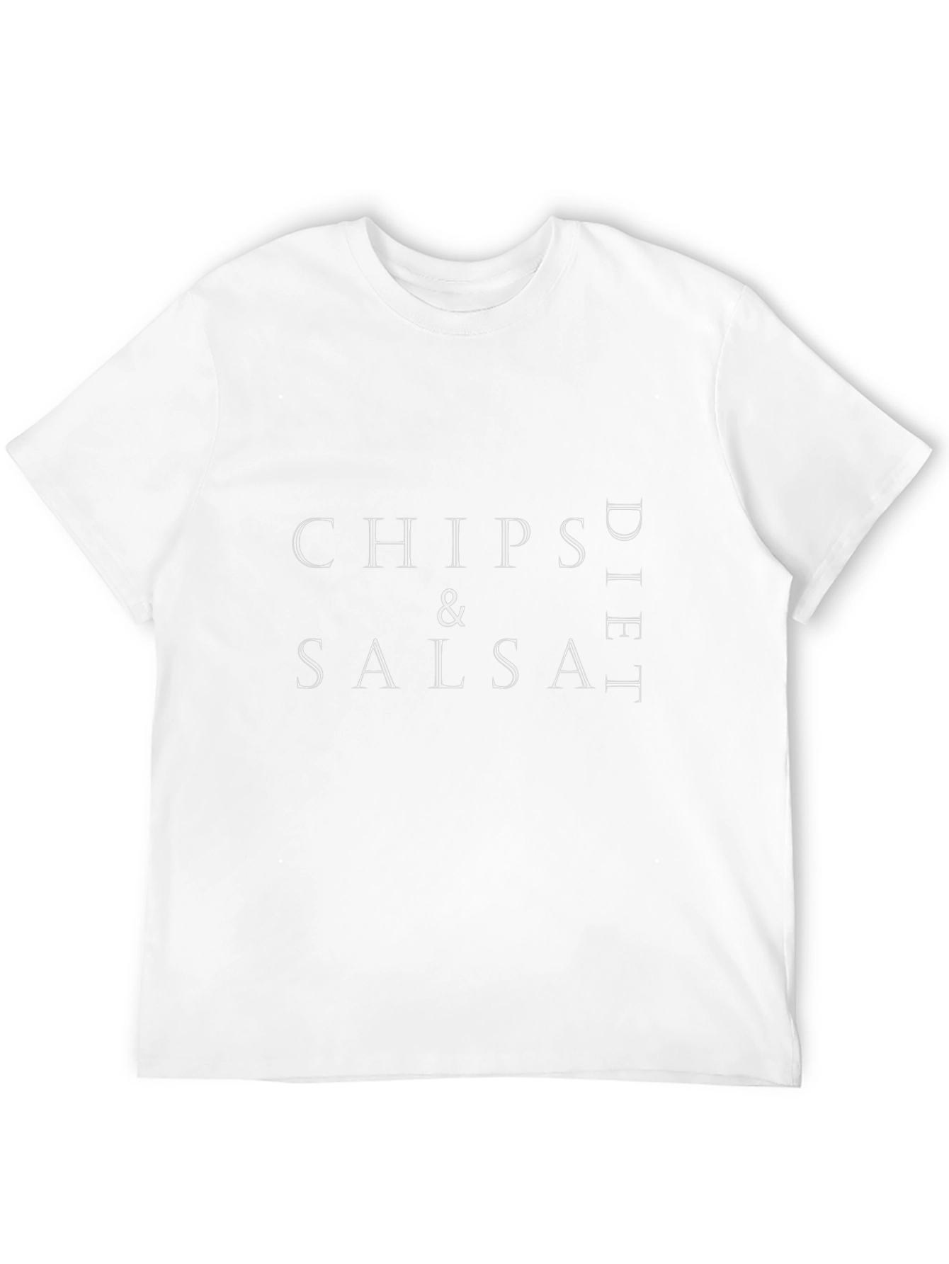 Chips & Salsa Diet Black Graphic Tee