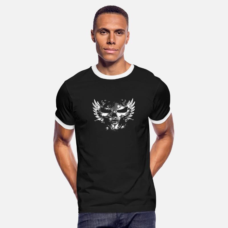 Skull Wings White