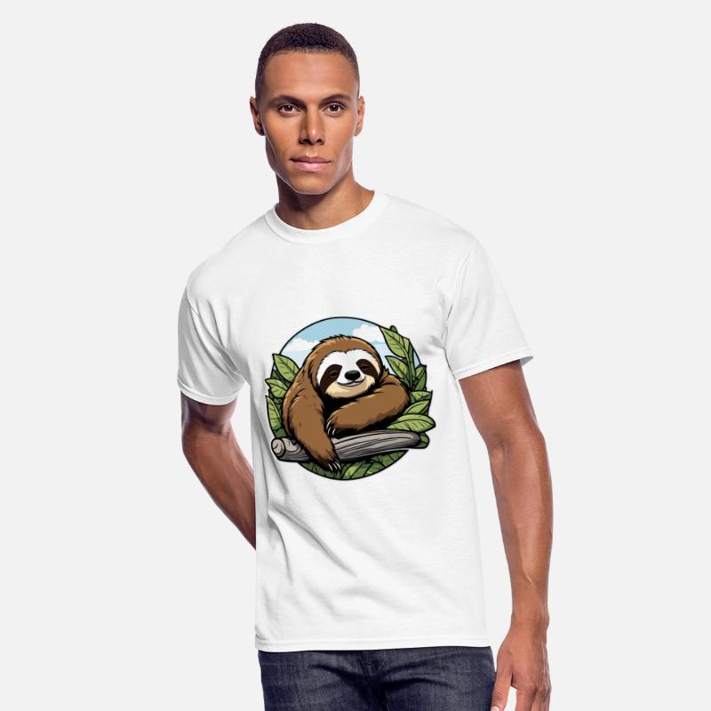 Sleeping Sloth Illustration