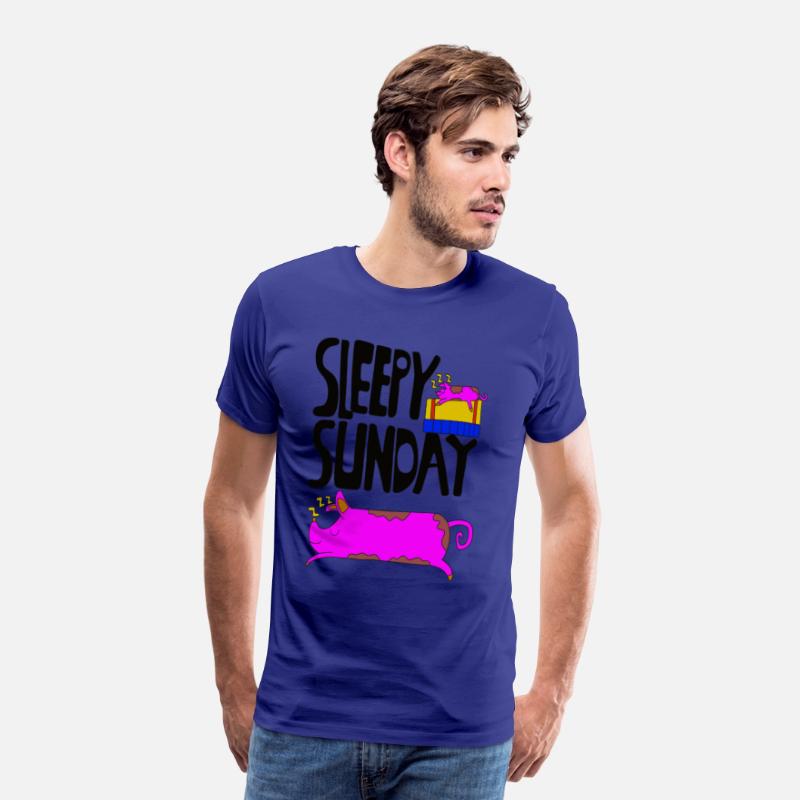Sleepy Sunday Cute Pig