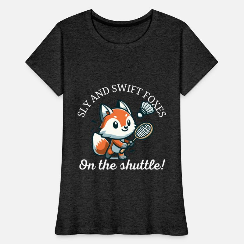 Sly and swift foxes on the shuttle badminton lover