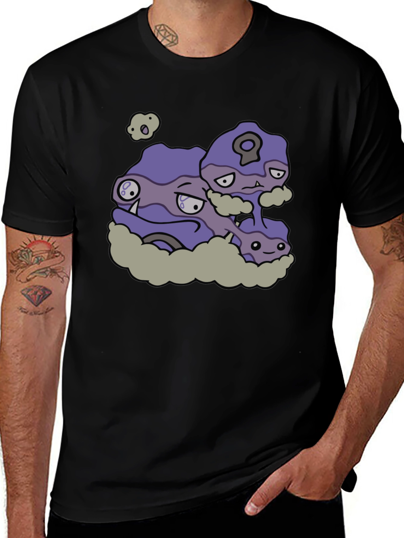 Koffing & Weezing Pokemon Graphic T-Shirt