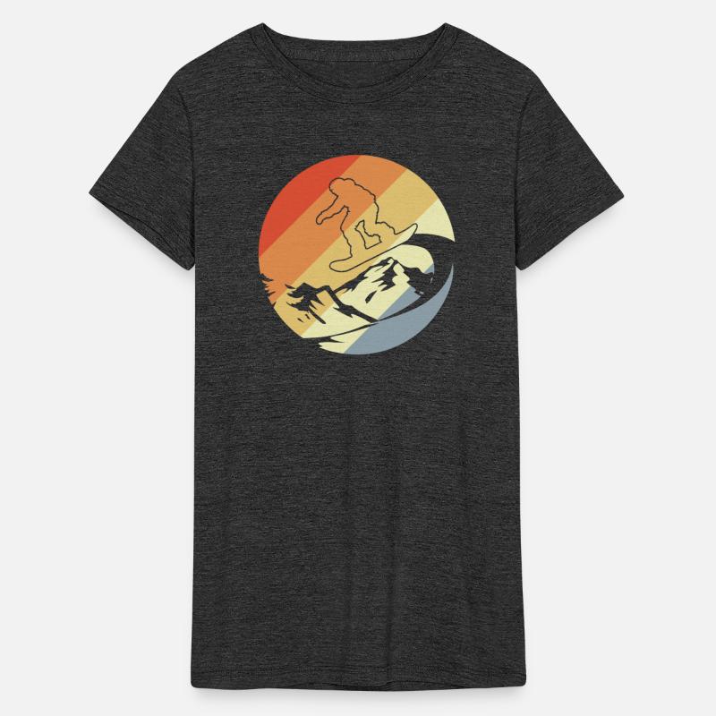 Snowboarder Retro Style