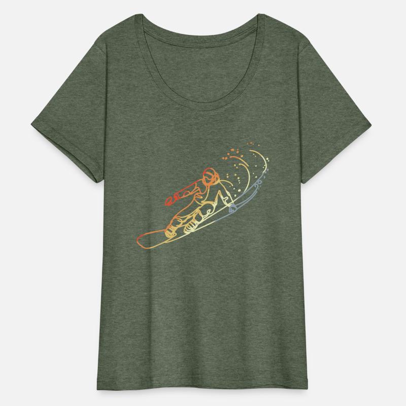 Snowboarder Vintage Look