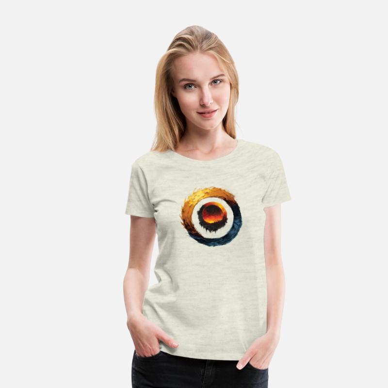 Solar Eclipse Elegance - Ring Painting