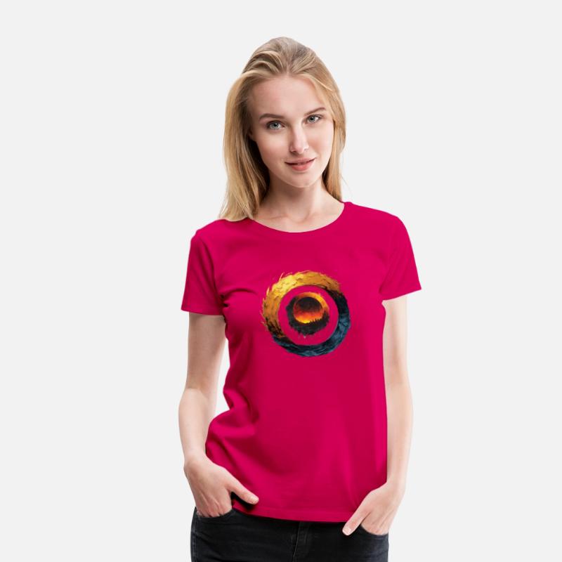 Solar Eclipse Elegance - Ring Painting