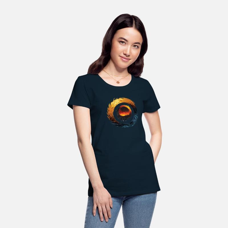 Solar Eclipse Elegance - Ring Painting