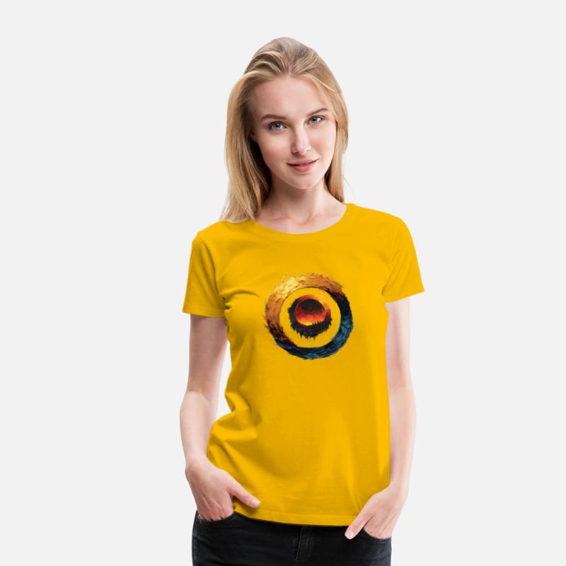 Solar Eclipse Elegance - Ring Painting