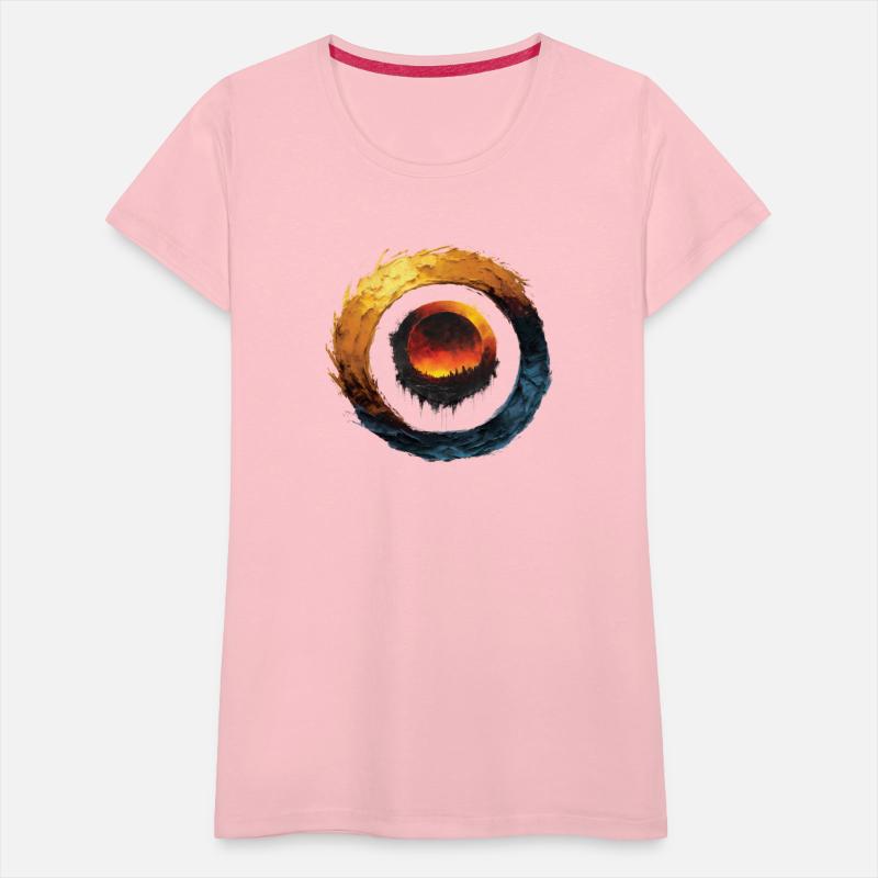 Solar Eclipse Elegance - Ring Painting