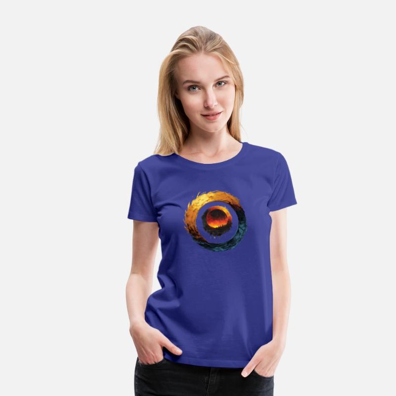 Solar Eclipse Elegance - Ring Painting