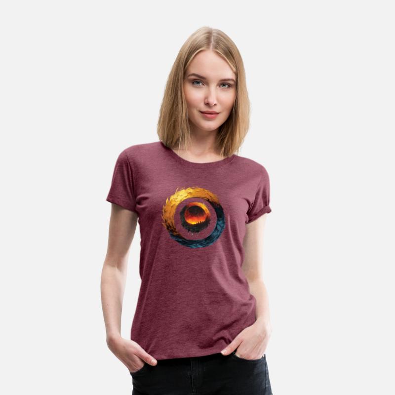 Solar Eclipse Elegance - Ring Painting