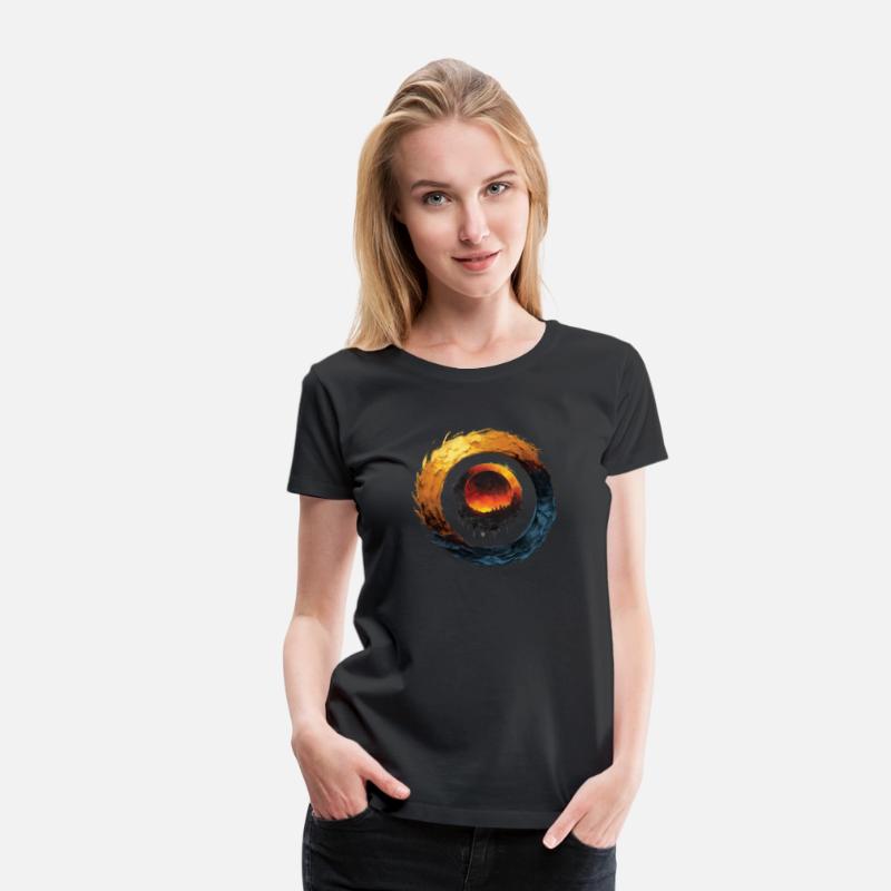 Solar Eclipse Elegance - Ring Painting