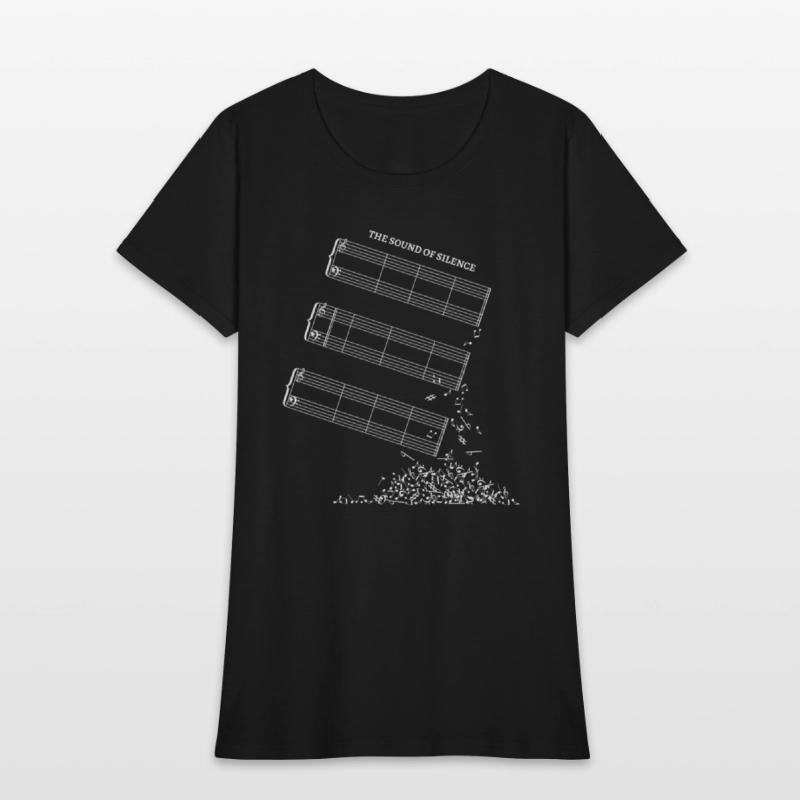 Sound of silence Empty Music Sheet without notes