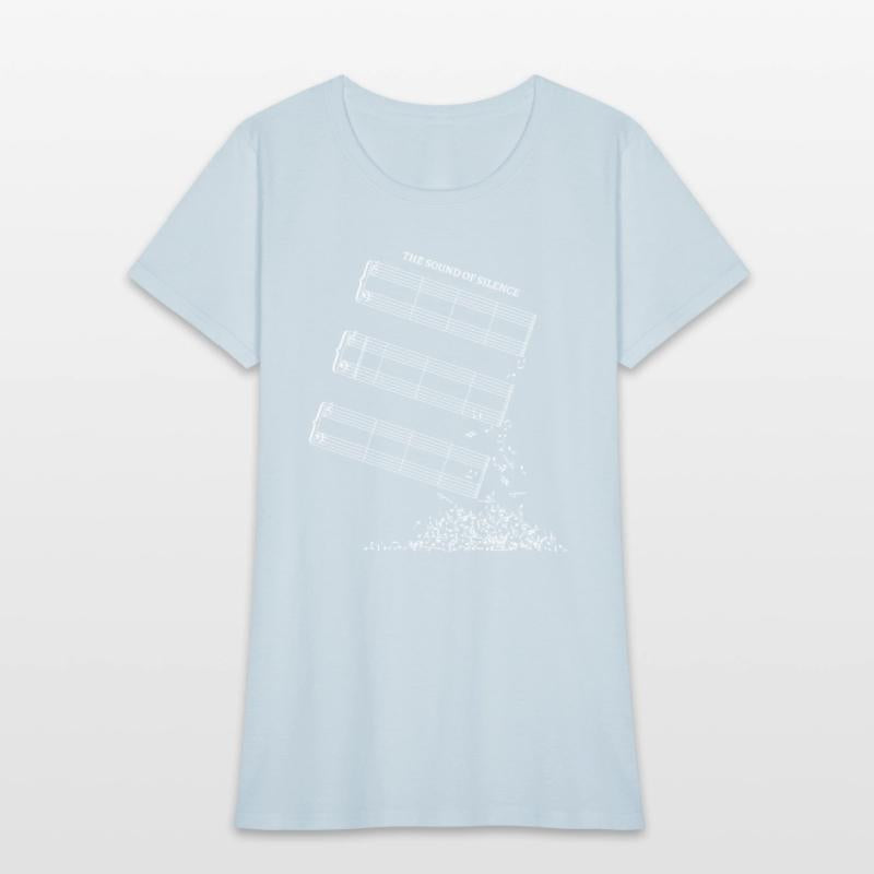 Sound of silence Empty Music Sheet without notes