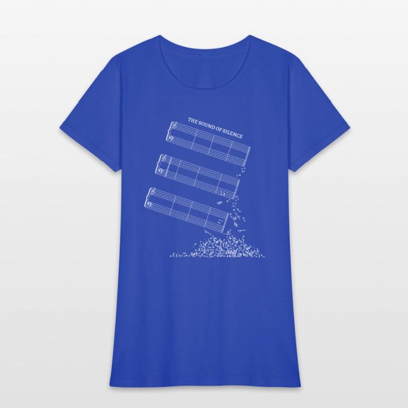 Sound of silence Empty Music Sheet without notes