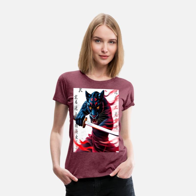 "Spirit of Bushido: The Panther Warrior with a Kat