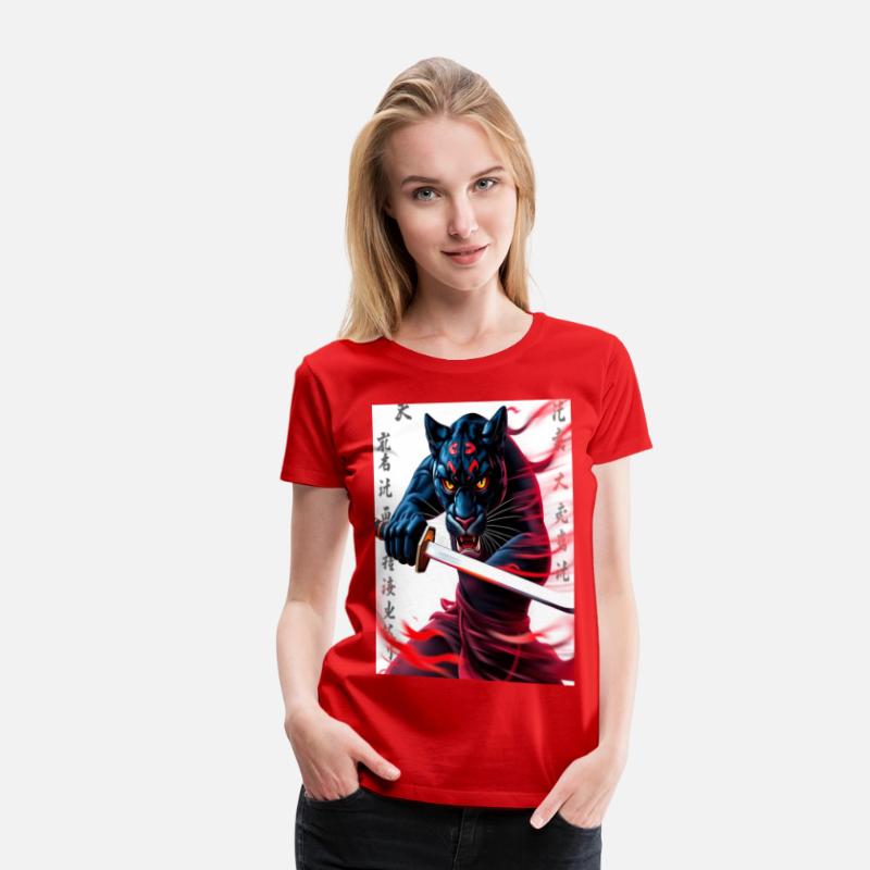 "Spirit of Bushido: The Panther Warrior with a Kat