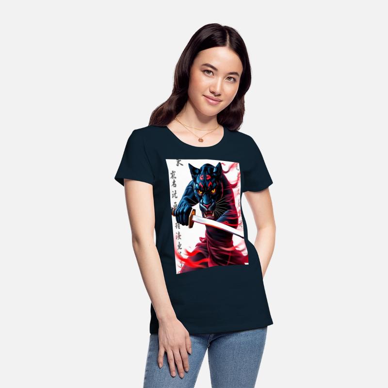 "Spirit of Bushido: The Panther Warrior with a Kat
