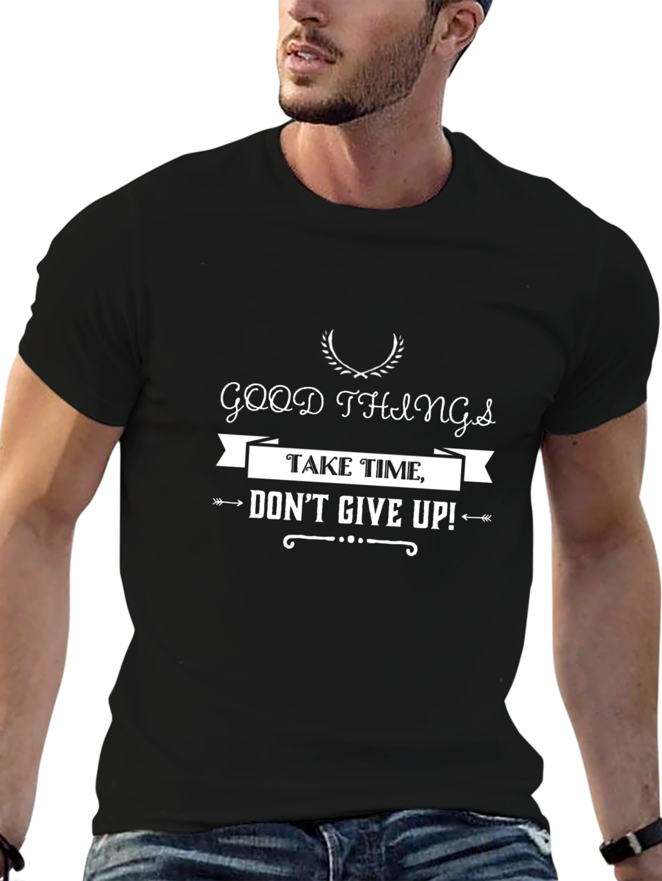 Motivational Graphic Tee - Good Things Take Time