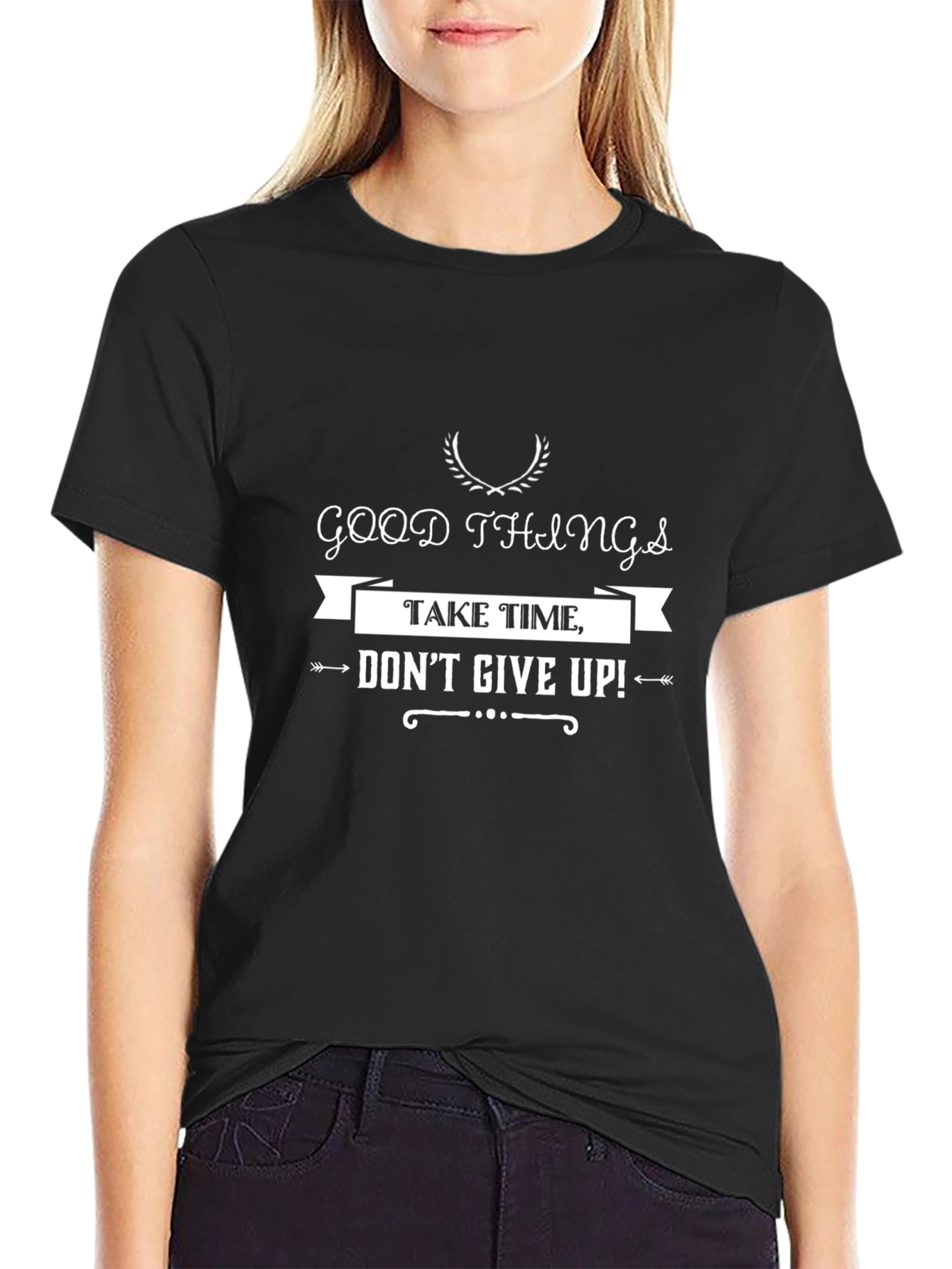 Motivational Graphic Tee - Good Things Take Time