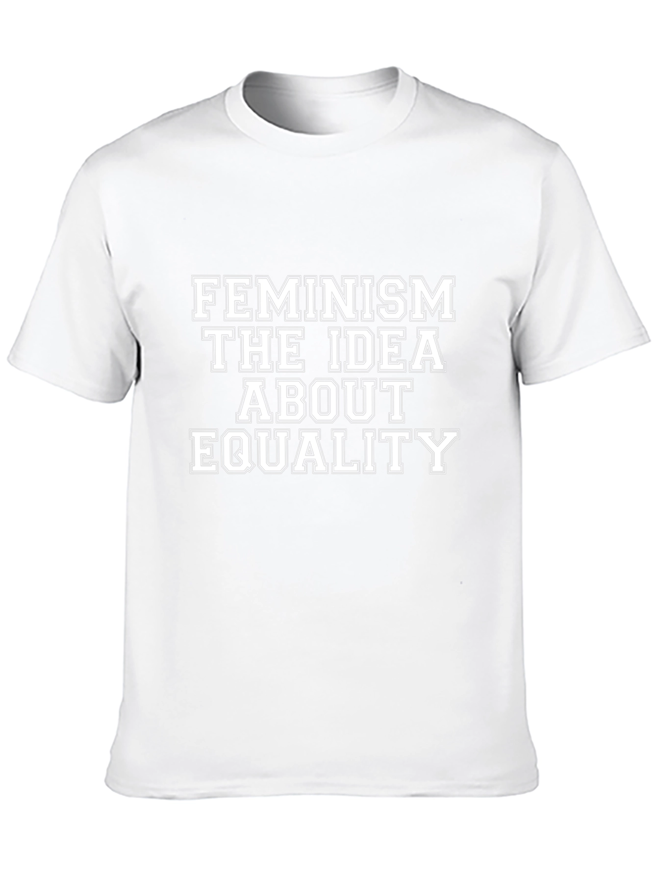 Feminism Equality Graphic T-Shirt - Black