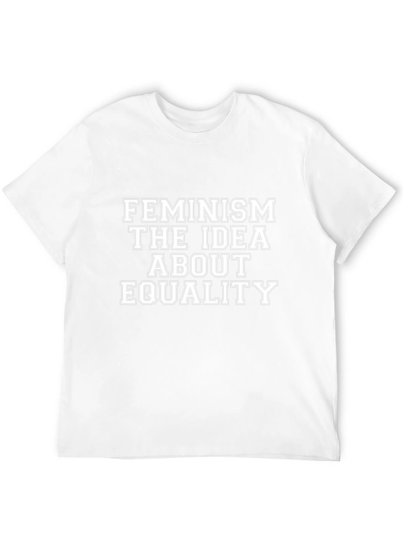 Feminism Equality Graphic T-Shirt - Black