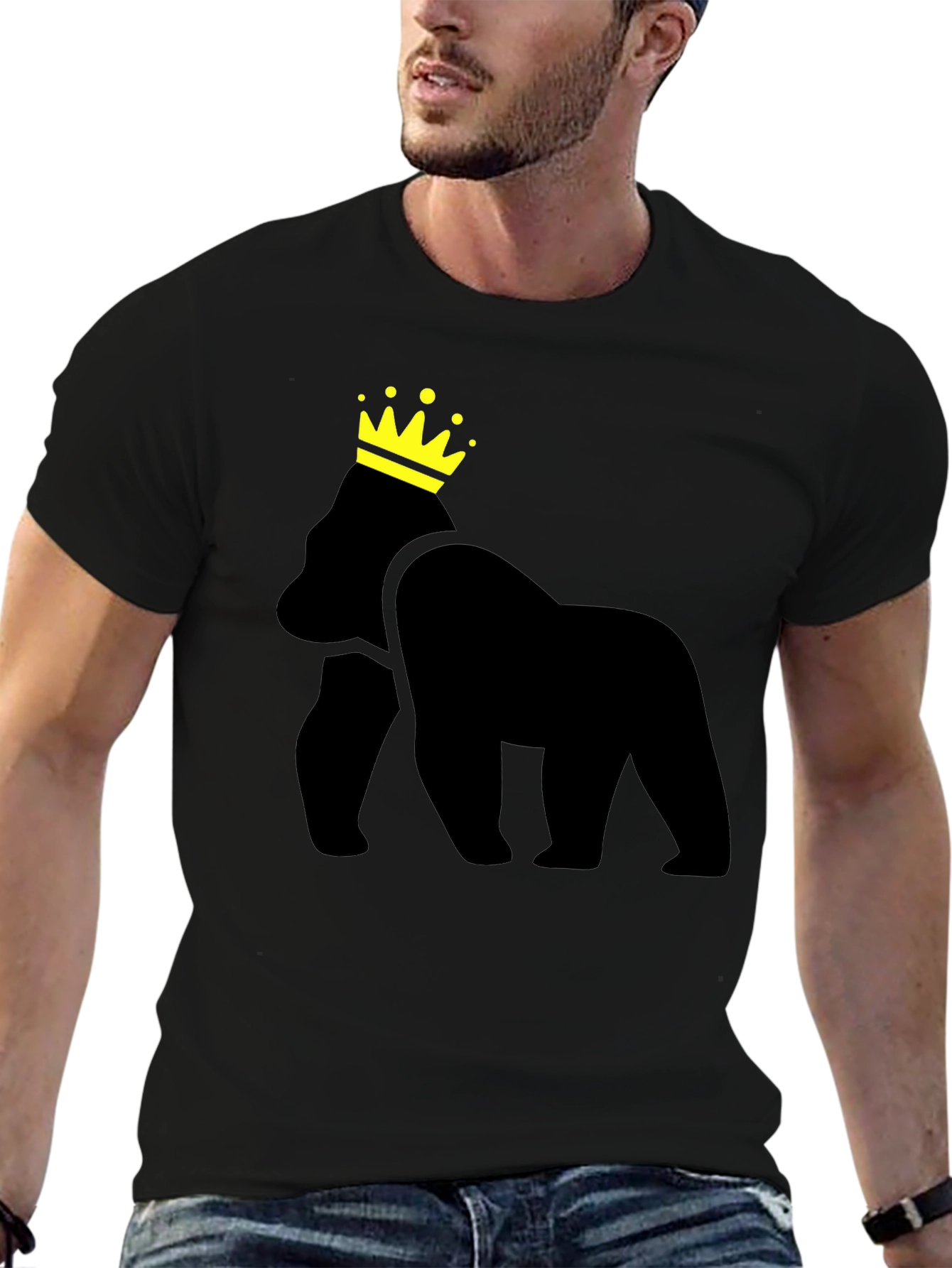 King Gorilla Black T-Shirt