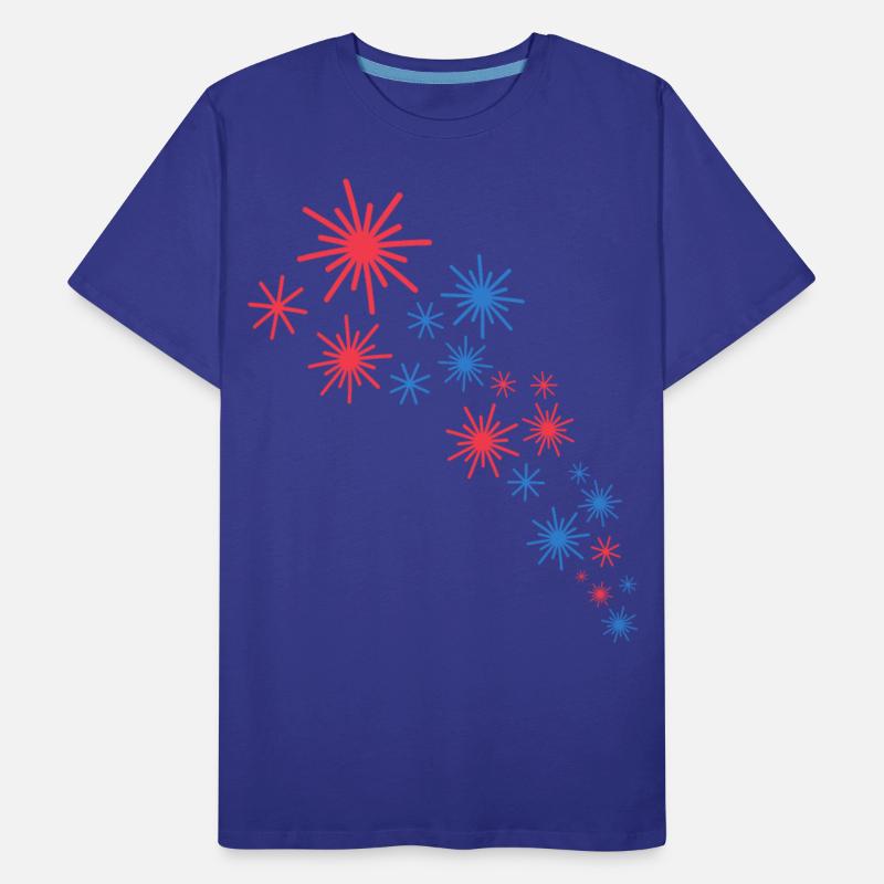 Starry Sky In Blue And Red