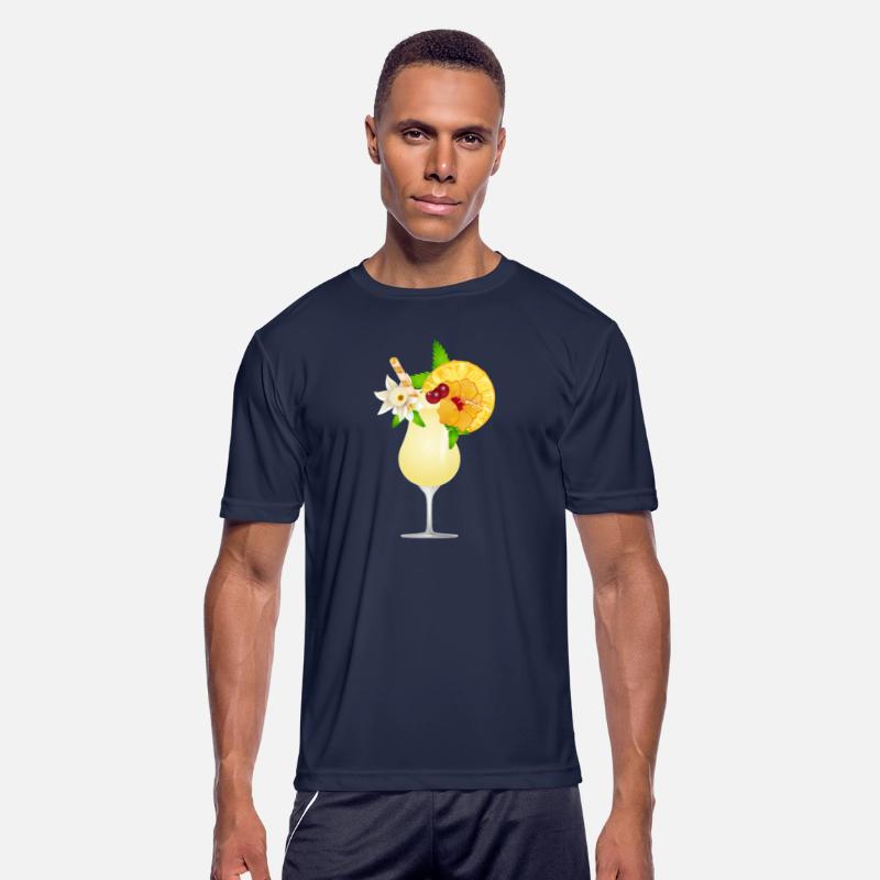 Summery cocktail decorated with fruit