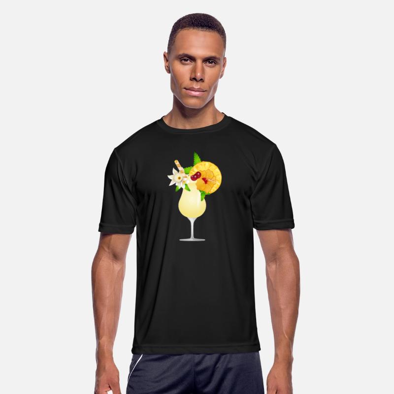 Summery cocktail decorated with fruit