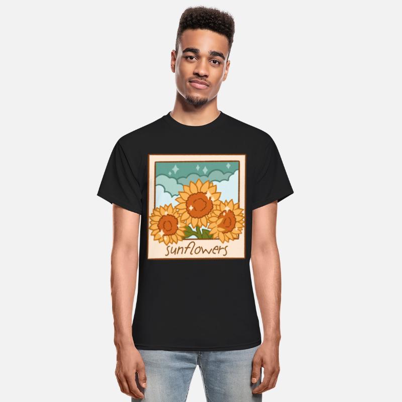 Sunflowers – Retro Polaroid Garden Art