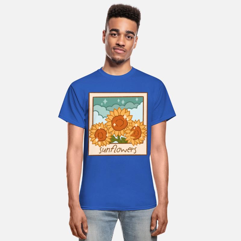 Sunflowers – Retro Polaroid Garden Art
