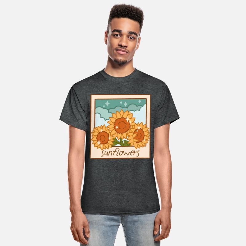 Sunflowers – Retro Polaroid Garden Art