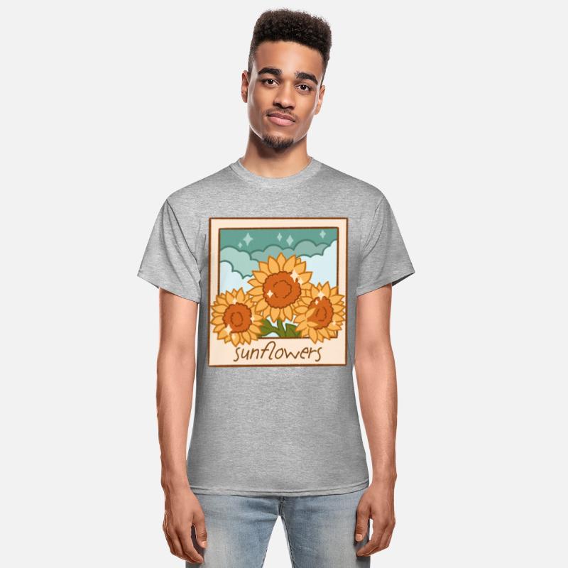 Sunflowers – Retro Polaroid Garden Art