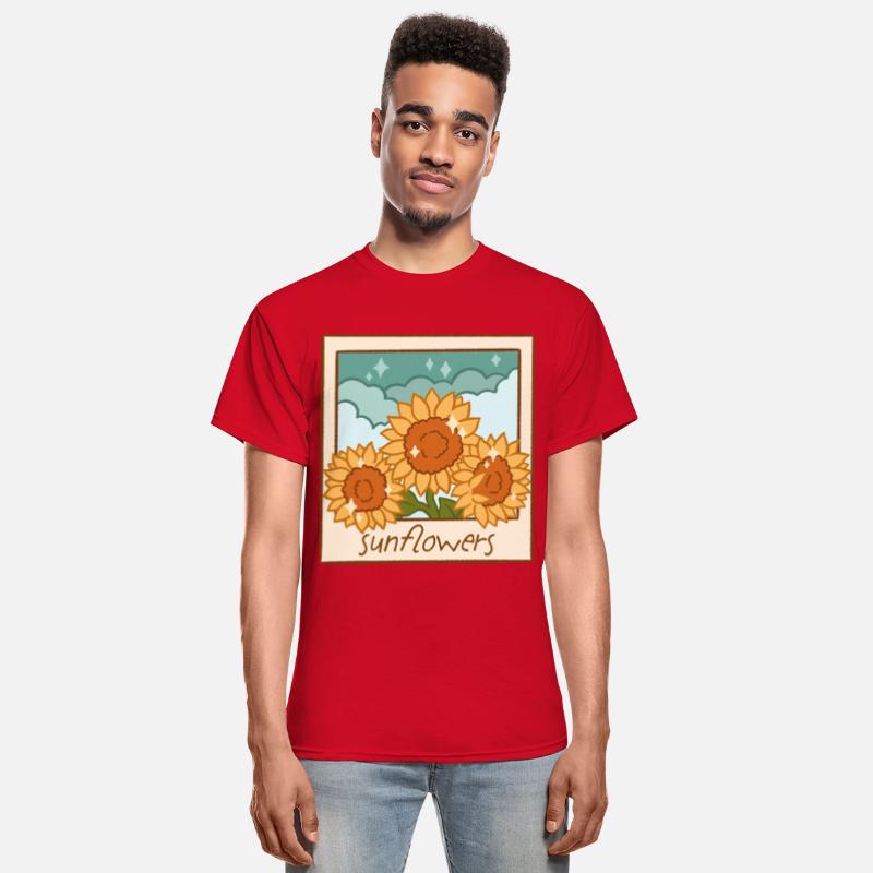 Sunflowers – Retro Polaroid Garden Art