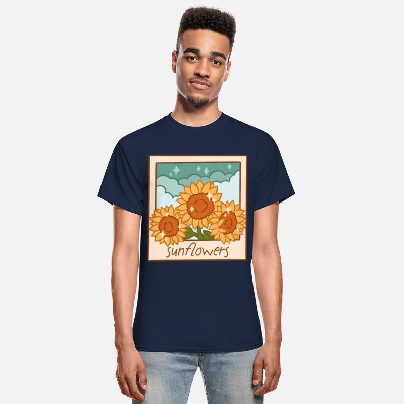 Sunflowers – Retro Polaroid Garden Art