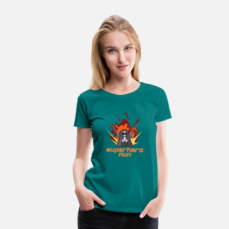 Superhero Nun Action Design