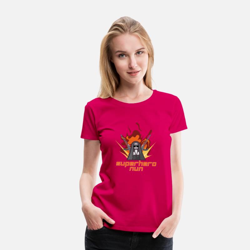 Superhero Nun Action Design