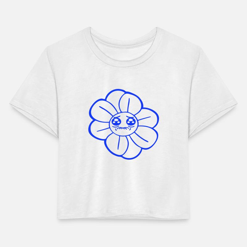 Sweet Flower Sad Face Weeping Spring Summer Crying