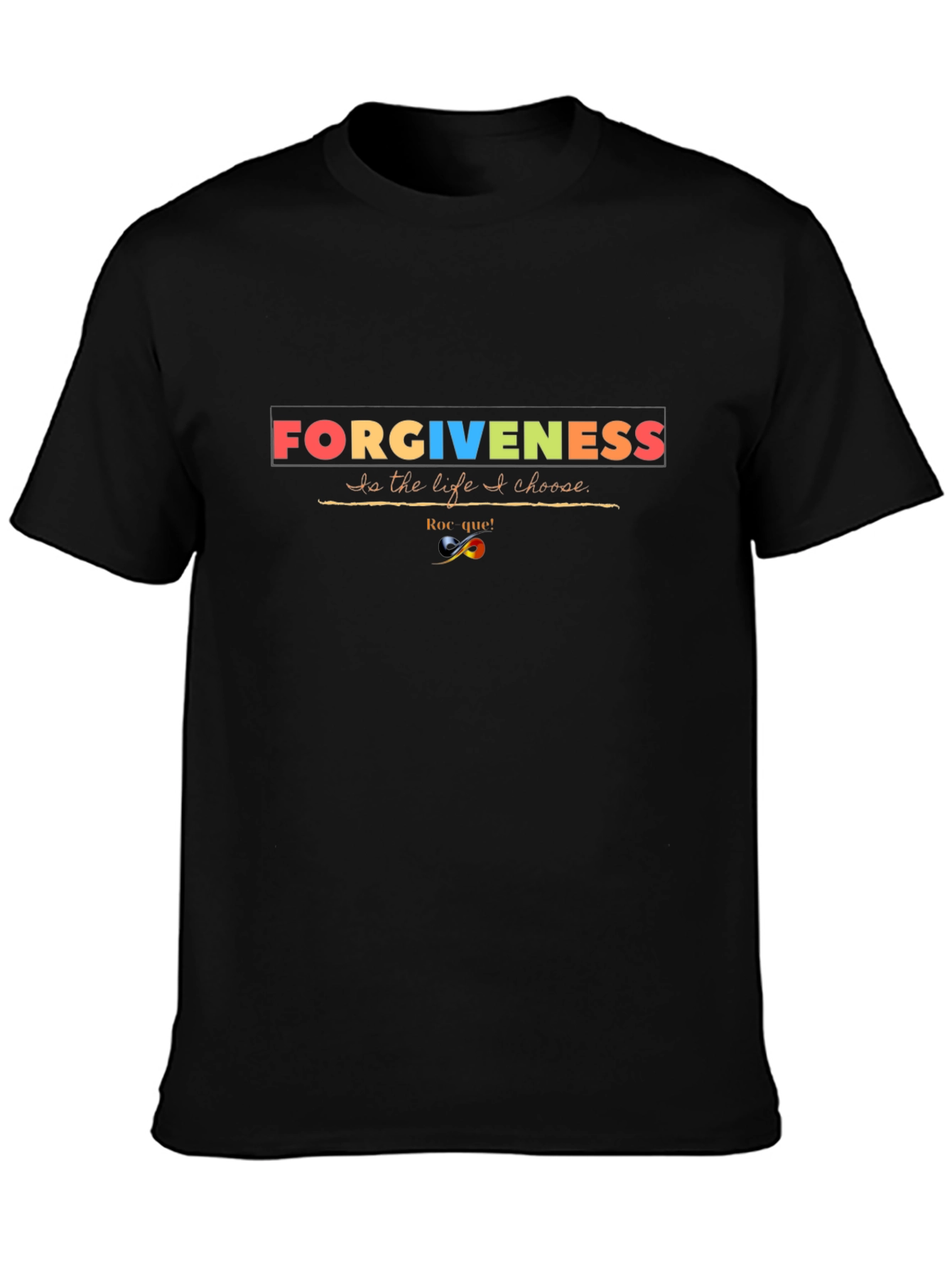 Forgiveness Choice Graphic Tee - Black