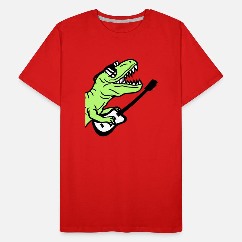 T. Rex Dino DJ Dinosaur Party Animal Plays Guitar