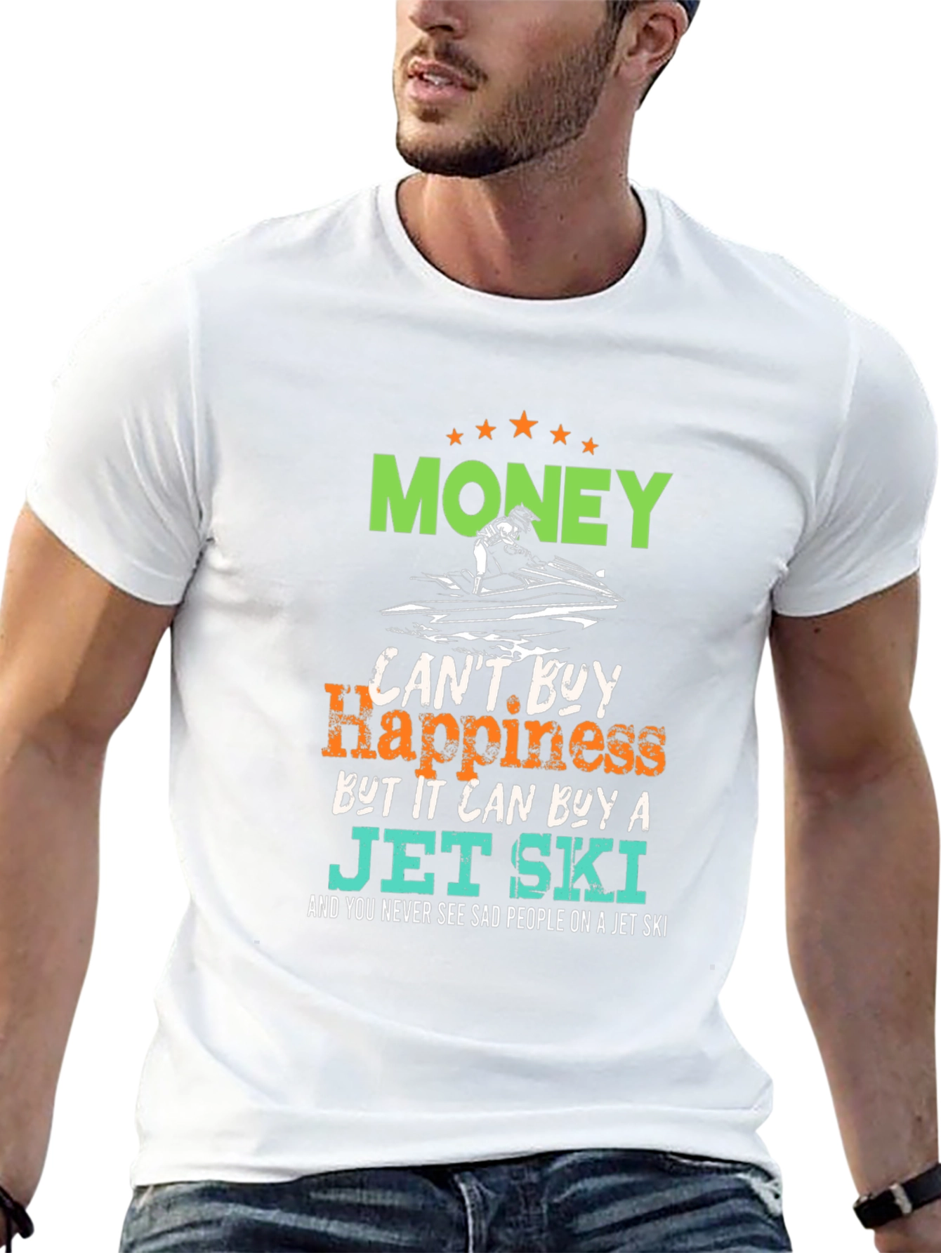 Money Can Buy a Jet Ski Graphic T-Shirt