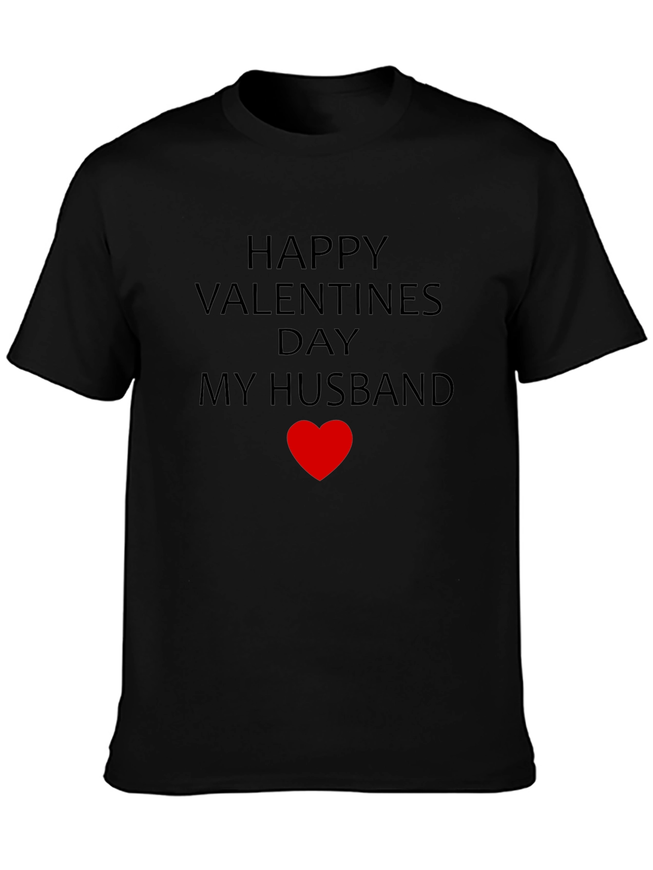 Husband Valentines Day T-Shirt - Heart Design