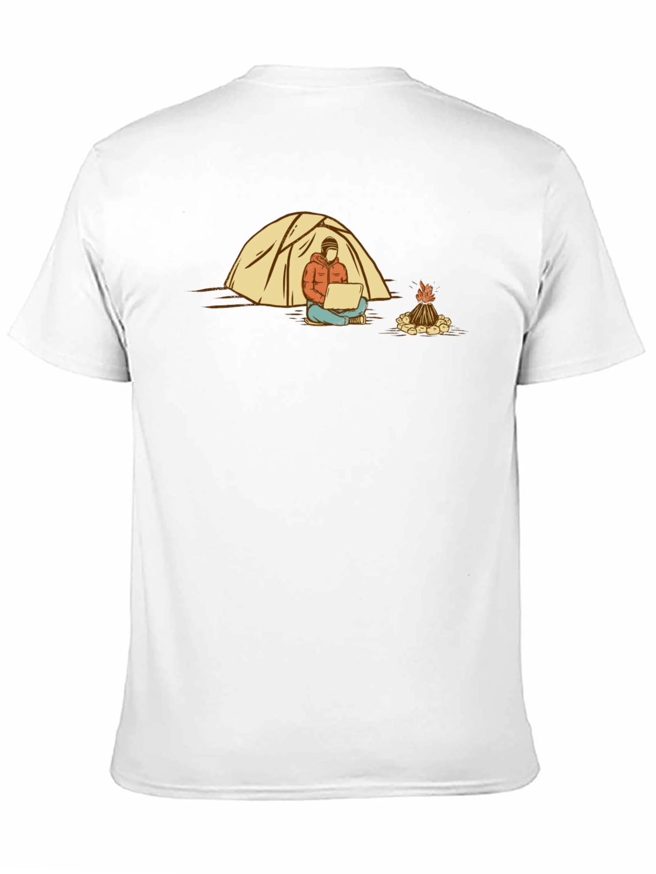 Camper by Fire T-Shirt - Black